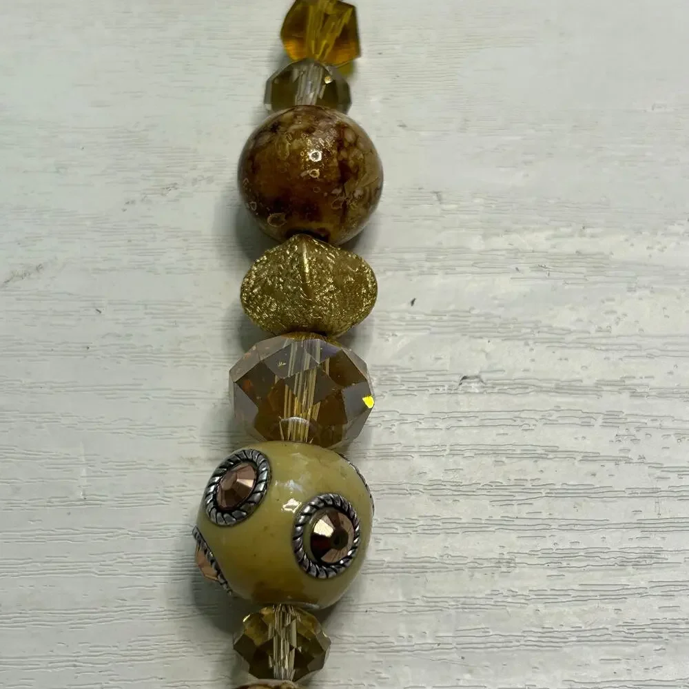 Jesse James Beads Designer Strand Lot Earth Tone NOS
